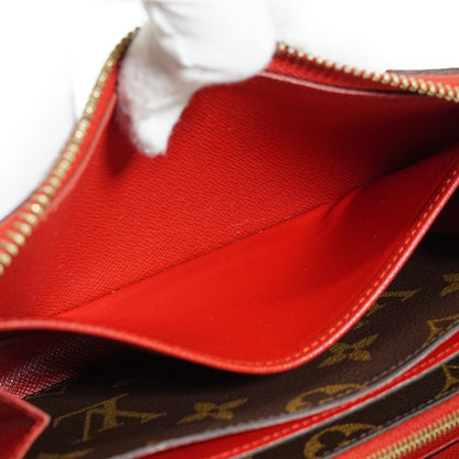 Monogram Zippy Wallet Retiro Cherry Red