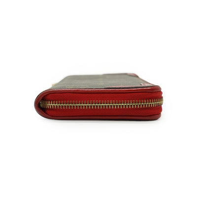 Monogram Zippy Wallet Retiro Cherry Red