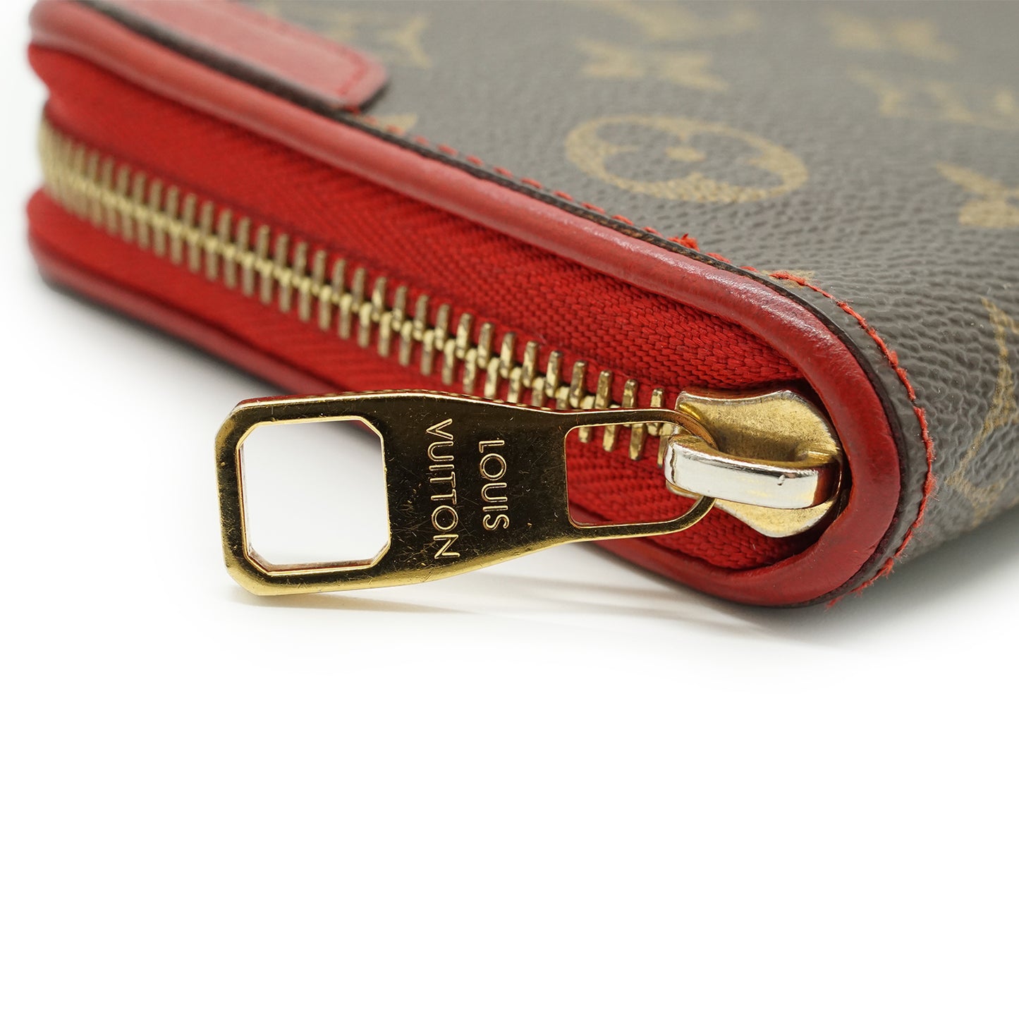 Monogram Zippy Wallet Retiro Cherry Red