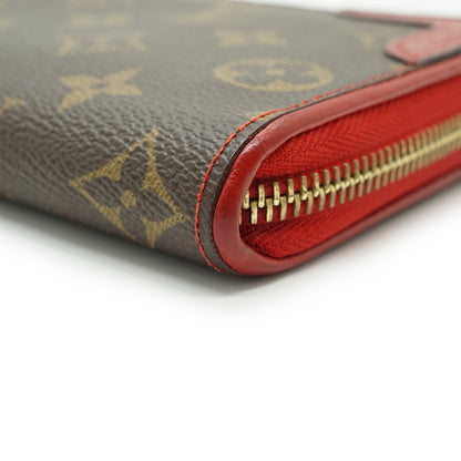 Monogram Zippy Wallet Retiro Cherry Red