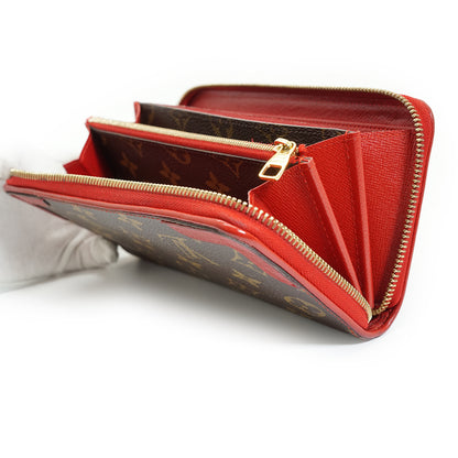 Monogram Zippy Wallet Retiro Cherry Red