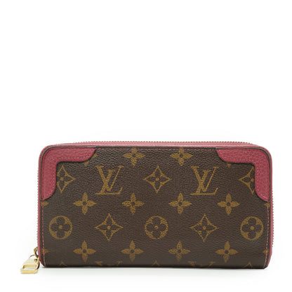 Monogram Zippy Wallet Retiro Rose Bruyere
