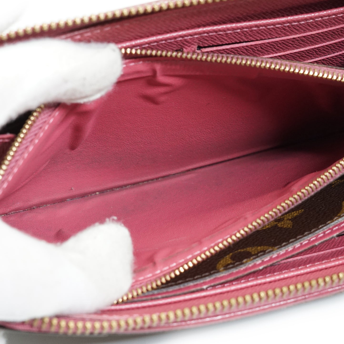 Monogram Zippy Wallet Retiro Rose Bruyere