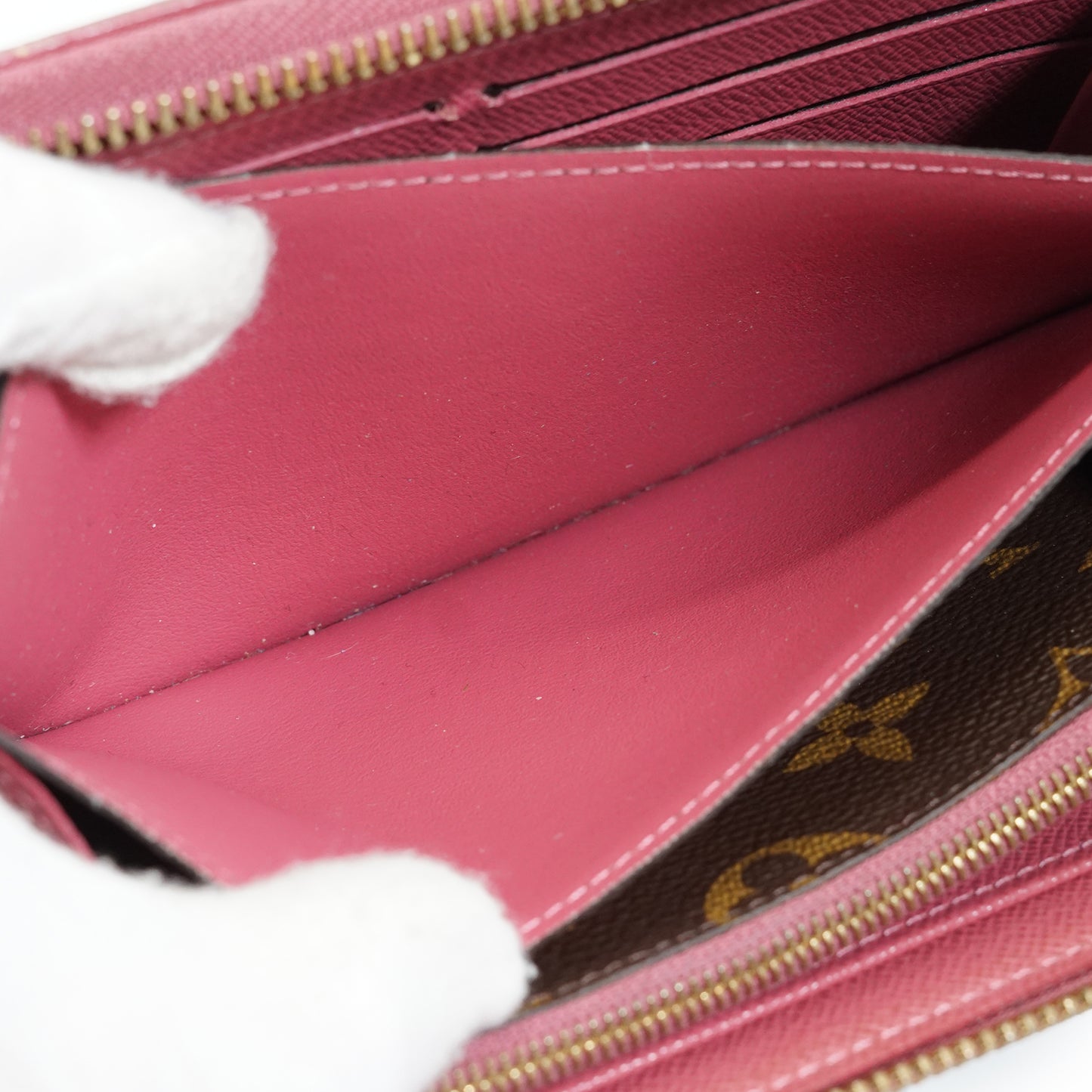 Monogram Zippy Wallet Retiro Rose Bruyere