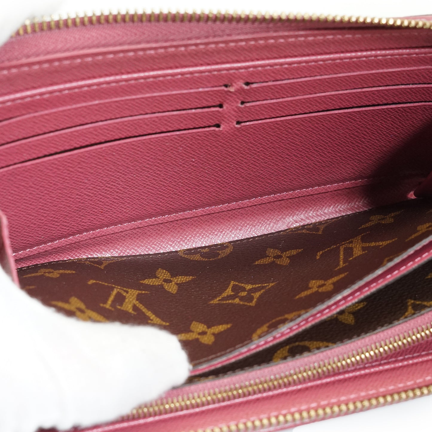 Monogram Zippy Wallet Retiro Rose Bruyere