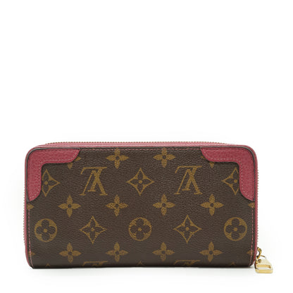 Monogram Zippy Wallet Retiro Rose Bruyere