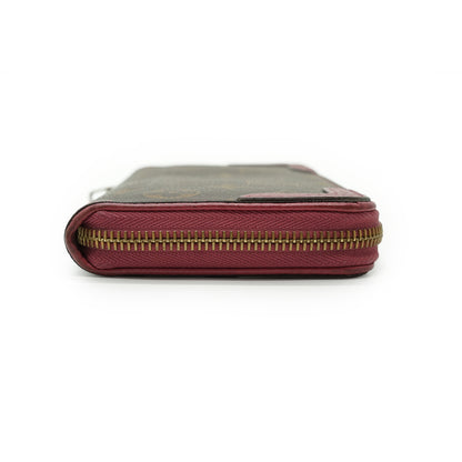 Monogram Zippy Wallet Retiro Rose Bruyere