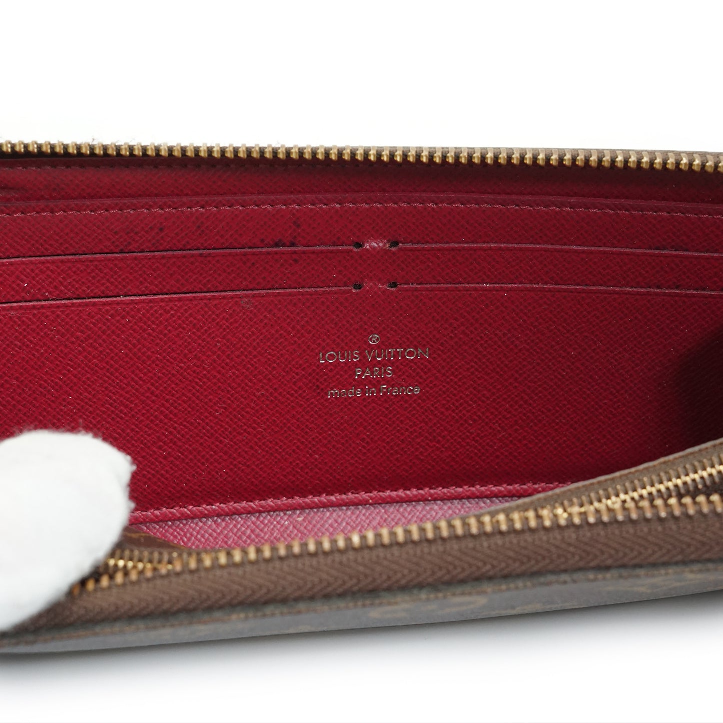 Monogram Portefeuille Clemence Fuchsia