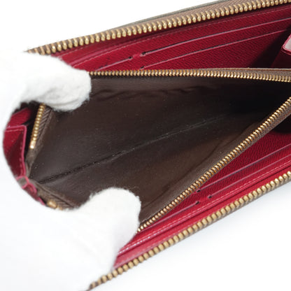 Monogram Portefeuille Clemence Fuchsia