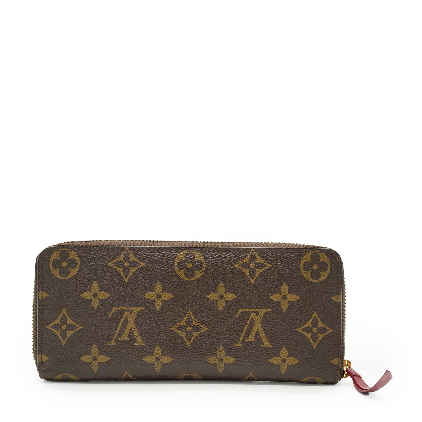 Monogram Portefeuille Clemence Fuchsia