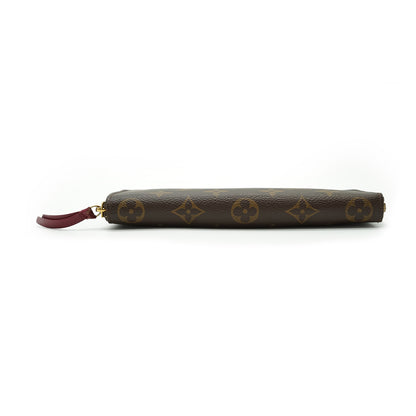 Monogram Portefeuille Clemence Fuchsia