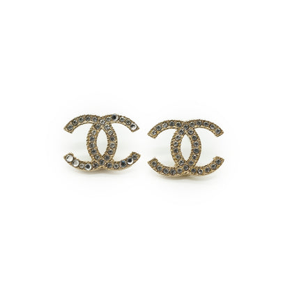 CC Rhinestone Earrings