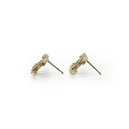 CC Rhinestone Earrings