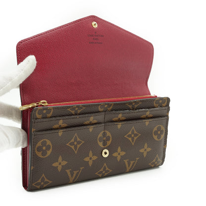 Damier Ebene Portefeuille Sarah Fuchsia