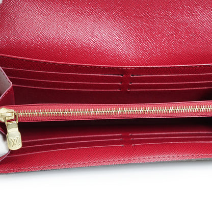 Damier Ebene Portefeuille Sarah Fuchsia