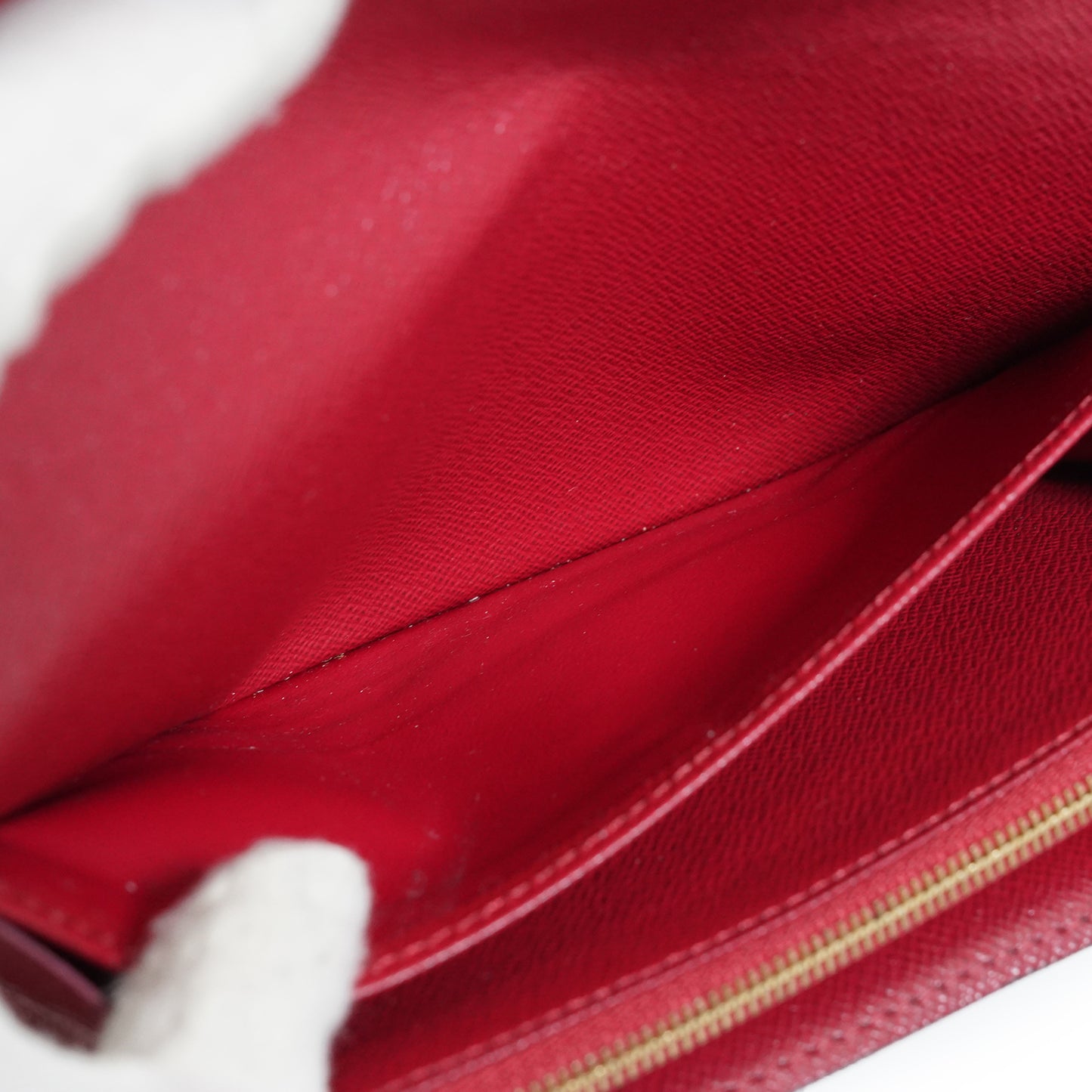 Damier Ebene Portefeuille Sarah Fuchsia