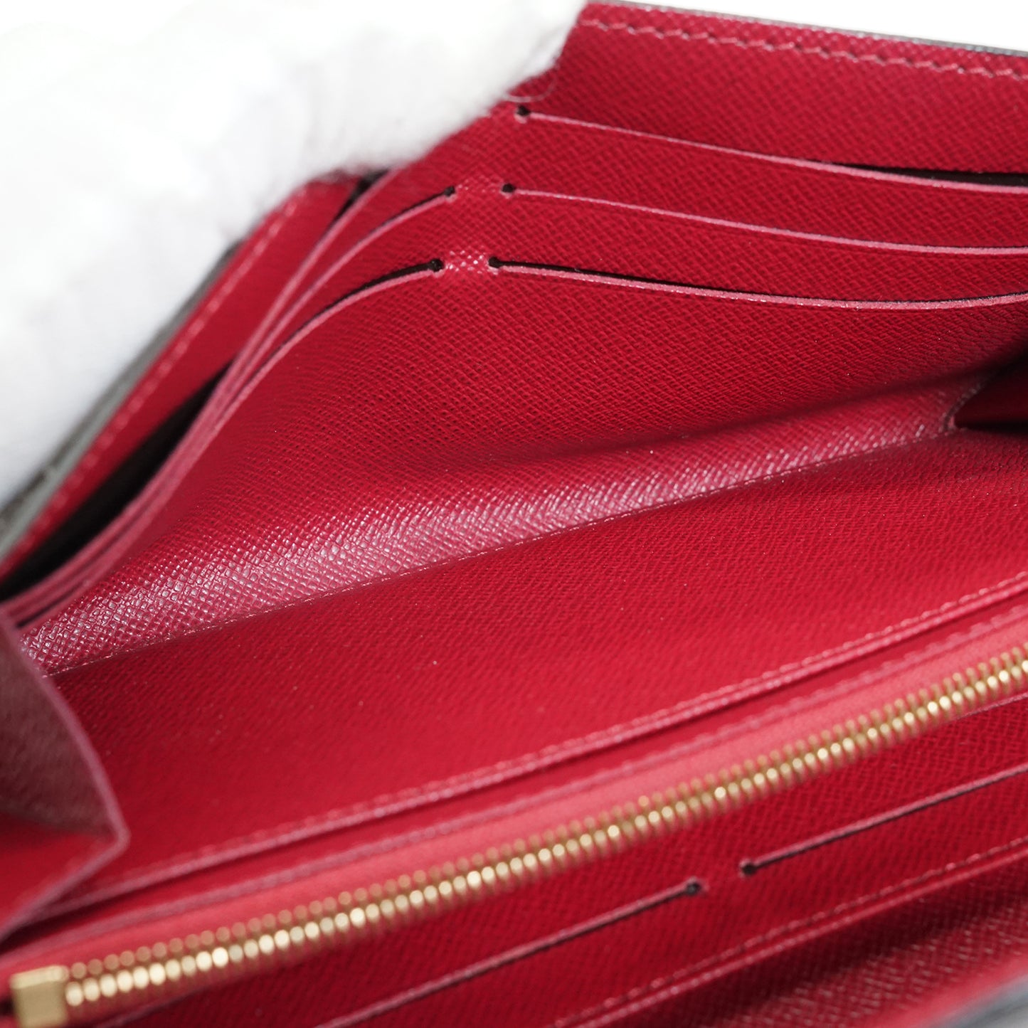 Damier Ebene Portefeuille Sarah Fuchsia