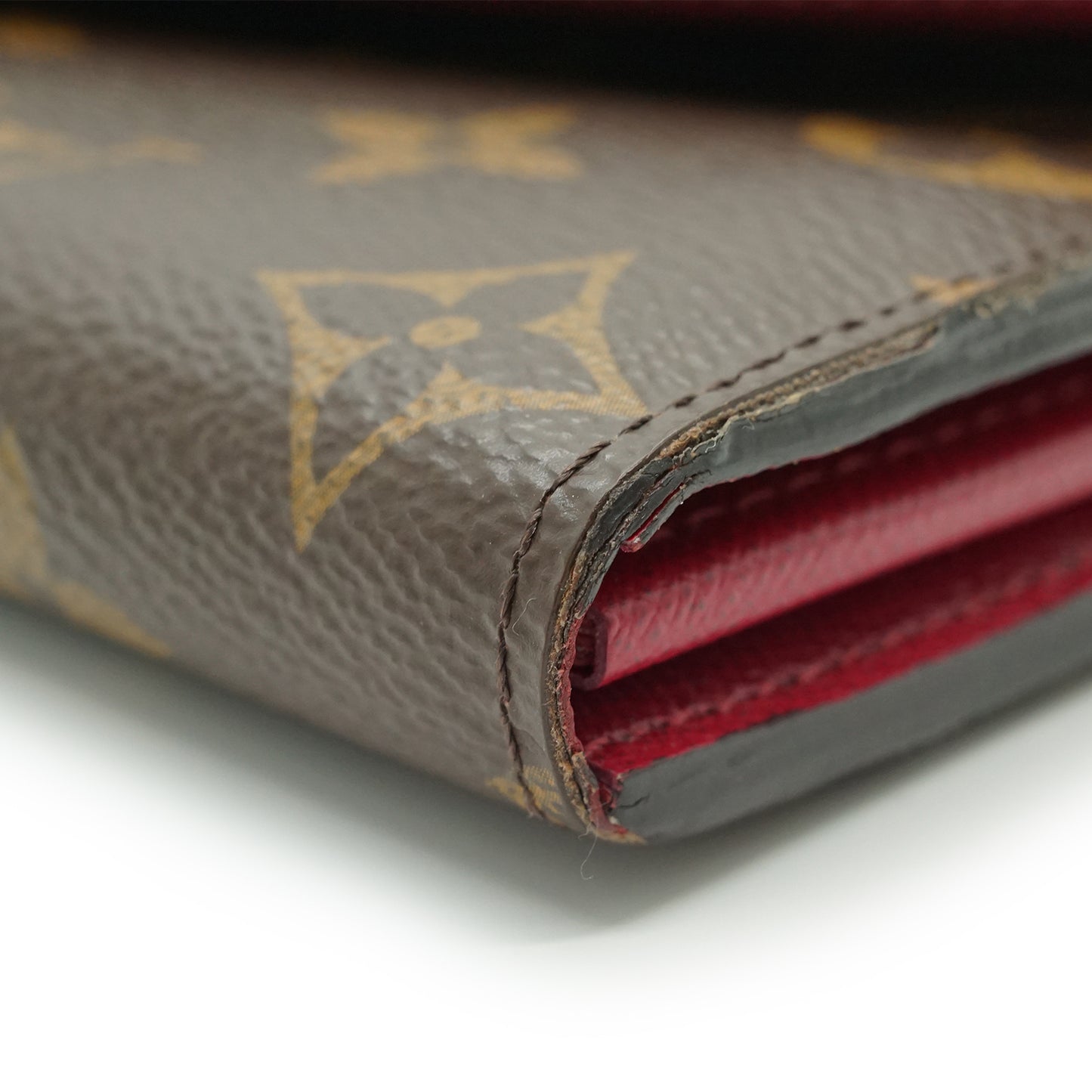 Damier Ebene Portefeuille Sarah Fuchsia