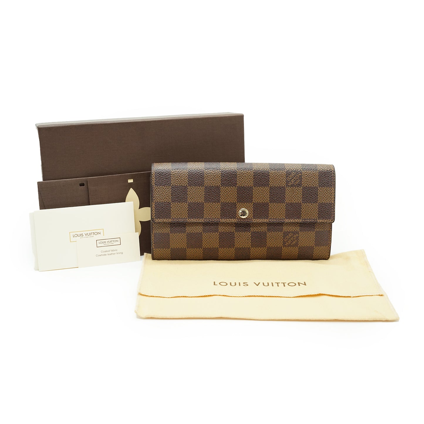 Damier Ebene Portefeuille Sarah