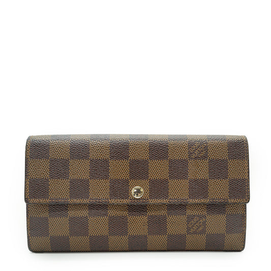 Damier Ebene Portefeuille Sarah
