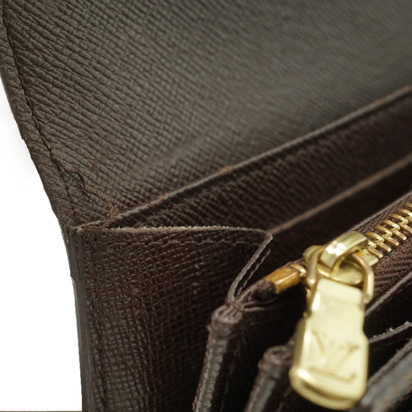 Damier Ebene Portefeuille Sarah