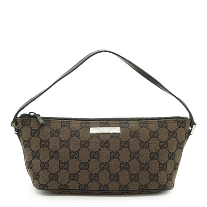 GG Canvas Boat Pochette