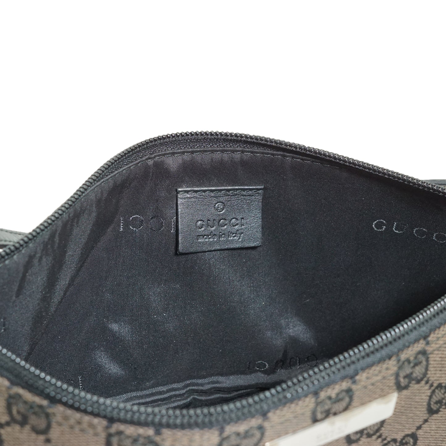 GG Canvas Boat Pochette