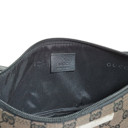 GG Canvas Boat Pochette