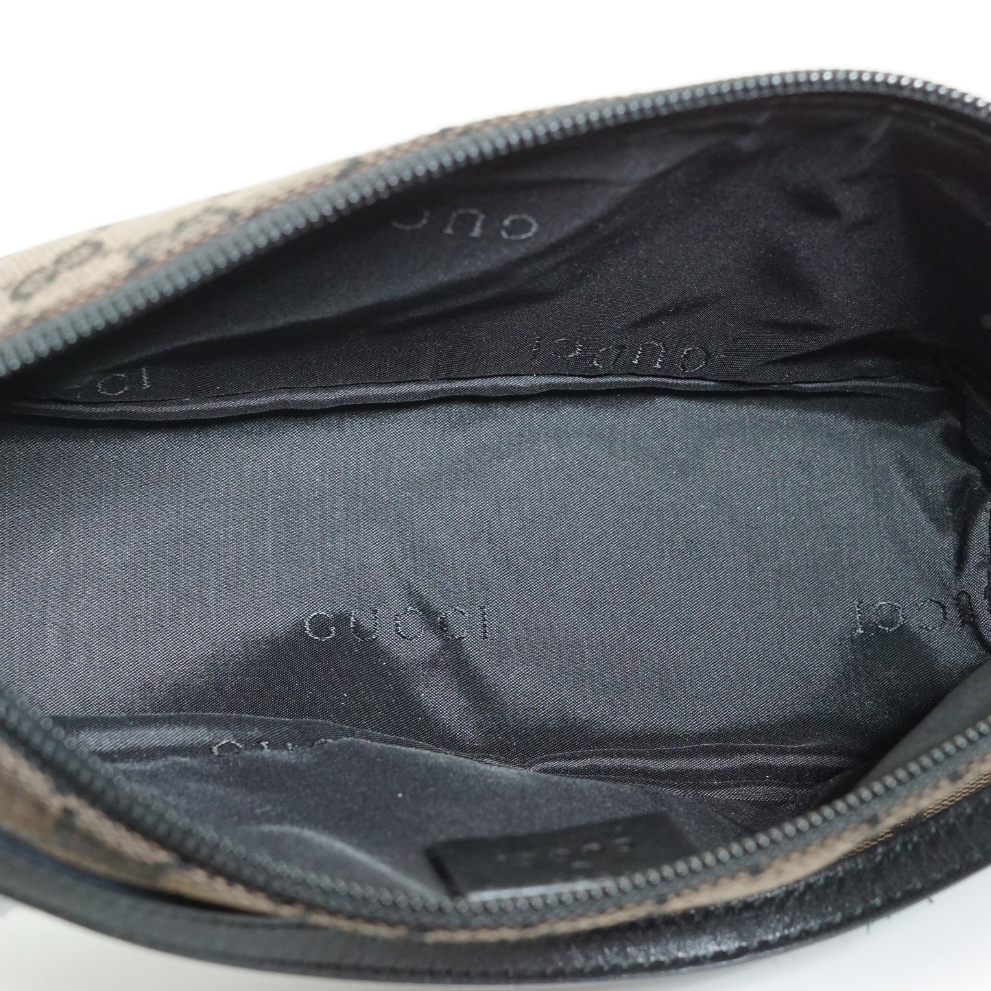 GG Canvas Boat Pochette