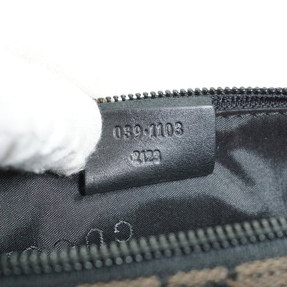 GG Canvas Boat Pochette