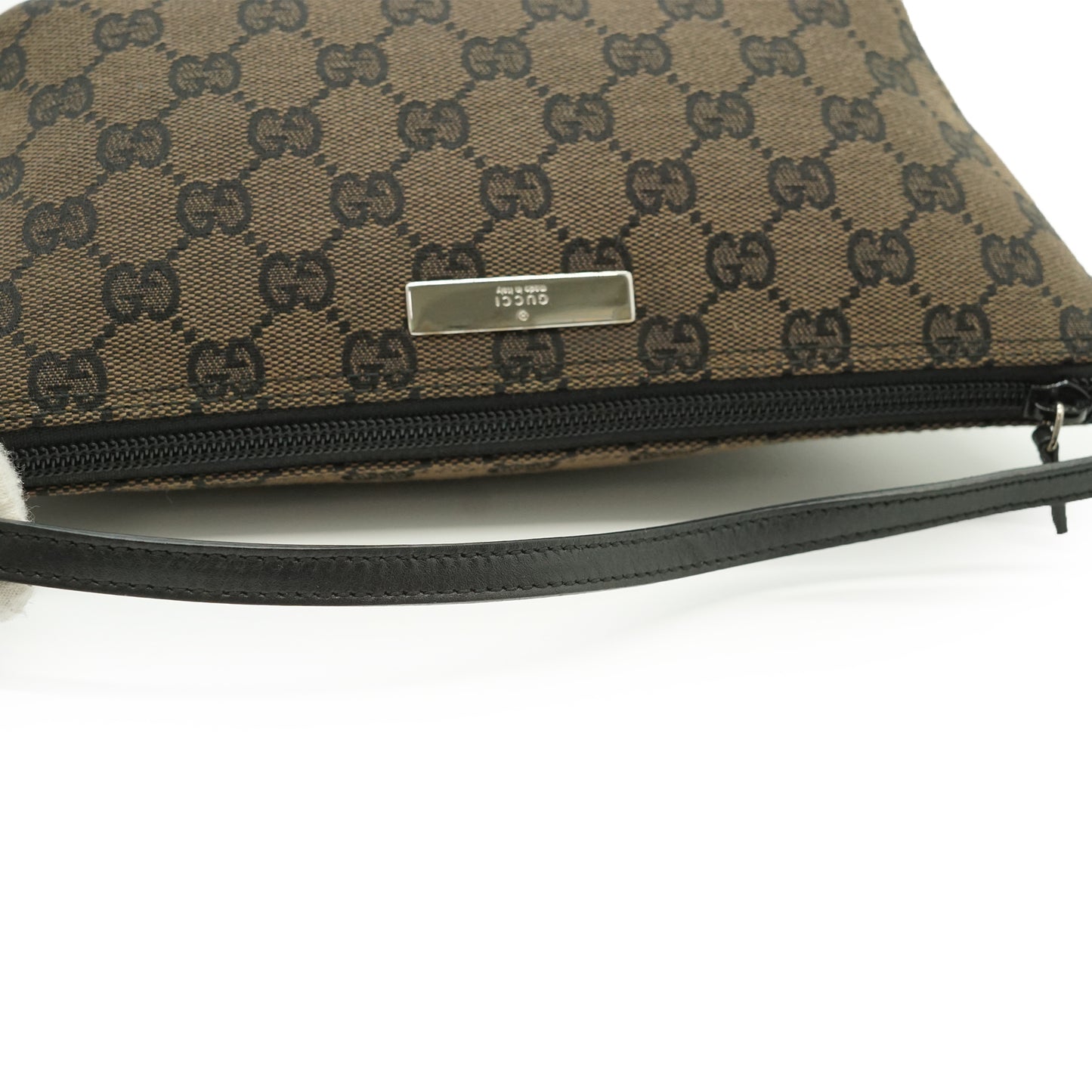 GG Canvas Boat Pochette