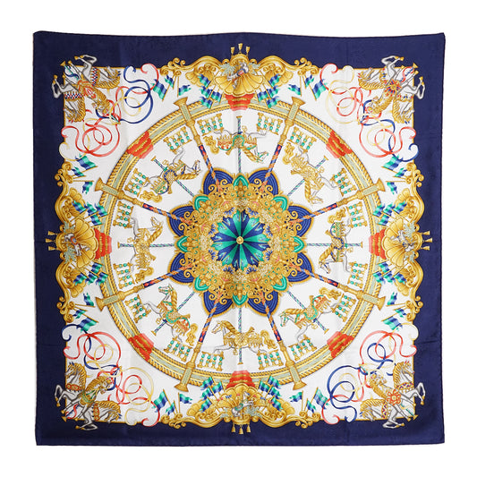 Luna Park by Joachim Metz Silk Carre 90