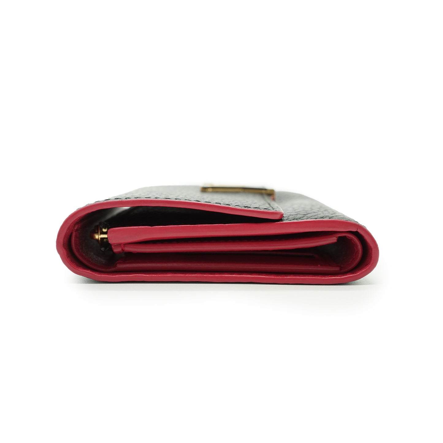Capucines Bicolor Taurillon Compact Wallet
