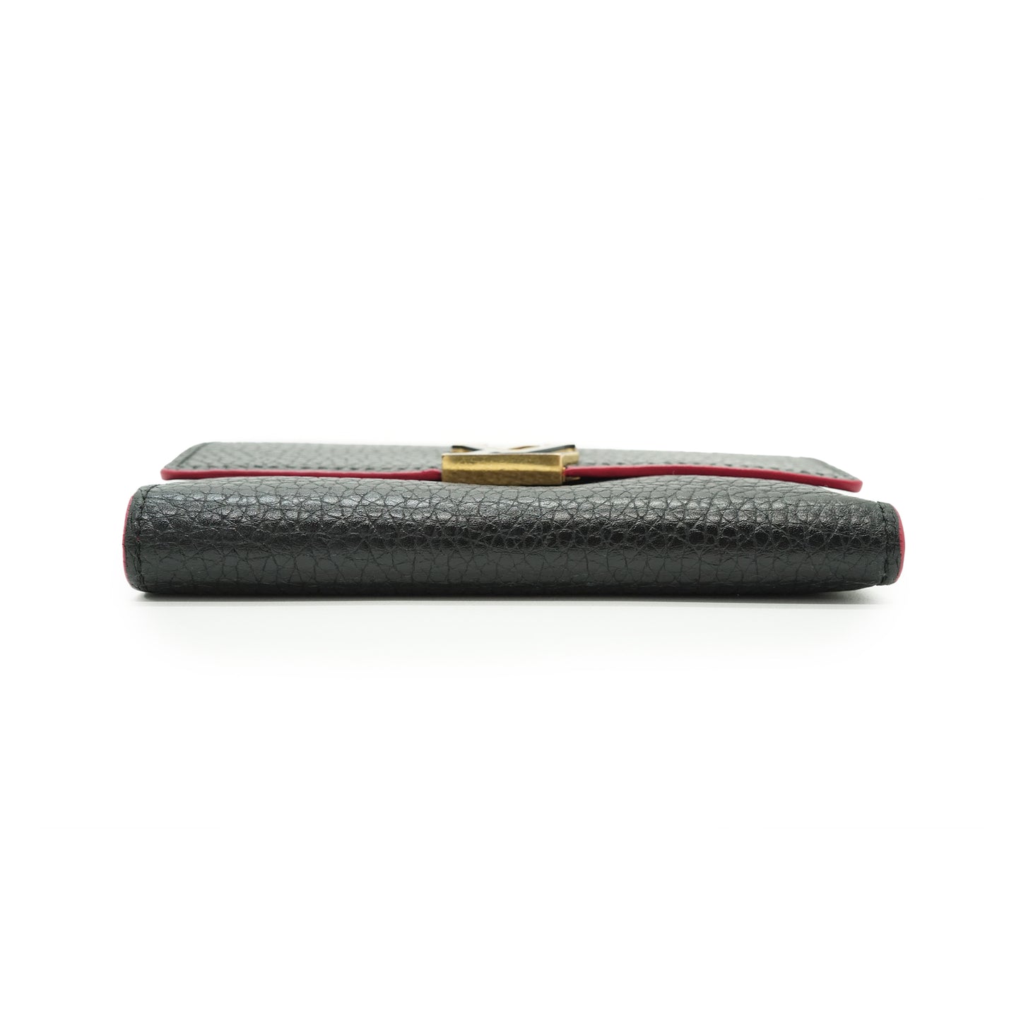 Capucines Bicolor Taurillon Compact Wallet