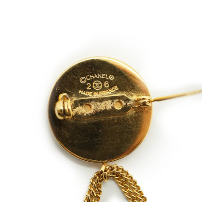 31 Rue Cambon Paris Matelasse Classic Bag Pendant Brooch