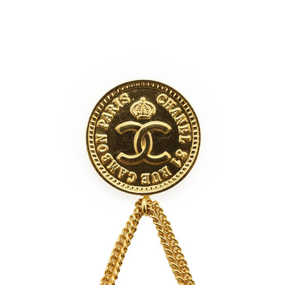 31 Rue Cambon Paris Matelasse Classic Bag Pendant Brooch