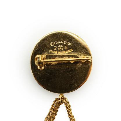 31 Rue Cambon Paris Matelasse Classic Bag Pendant Brooch