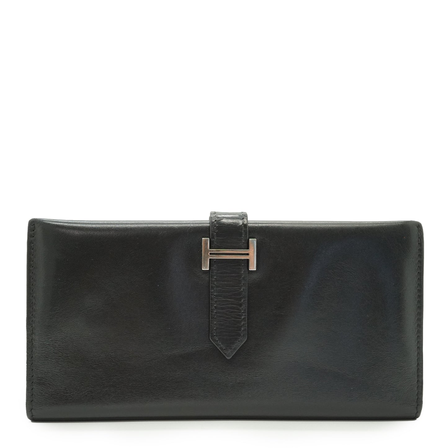 Bearn Calfskin Trifold Long Wallet