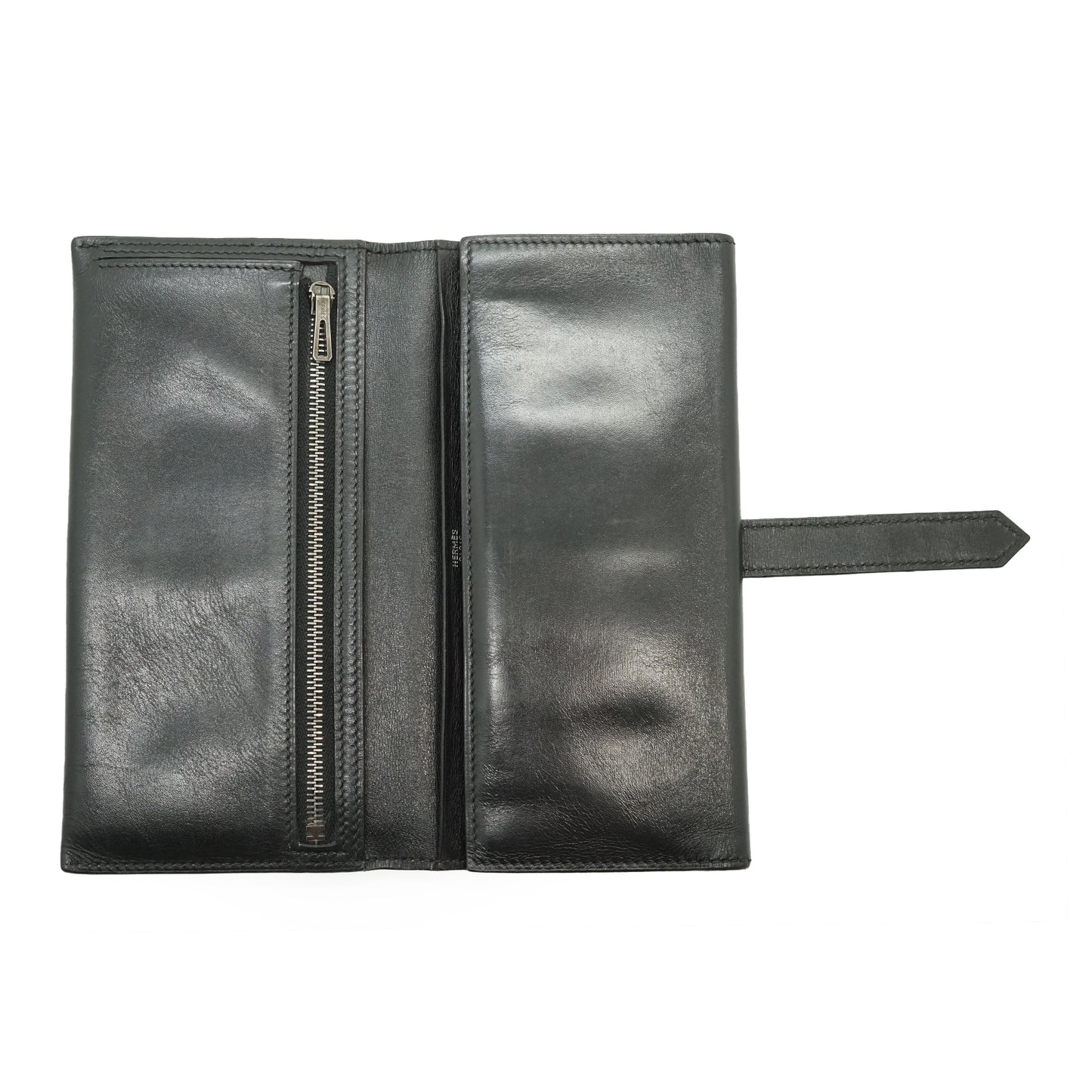 Bearn Calfskin Trifold Long Wallet