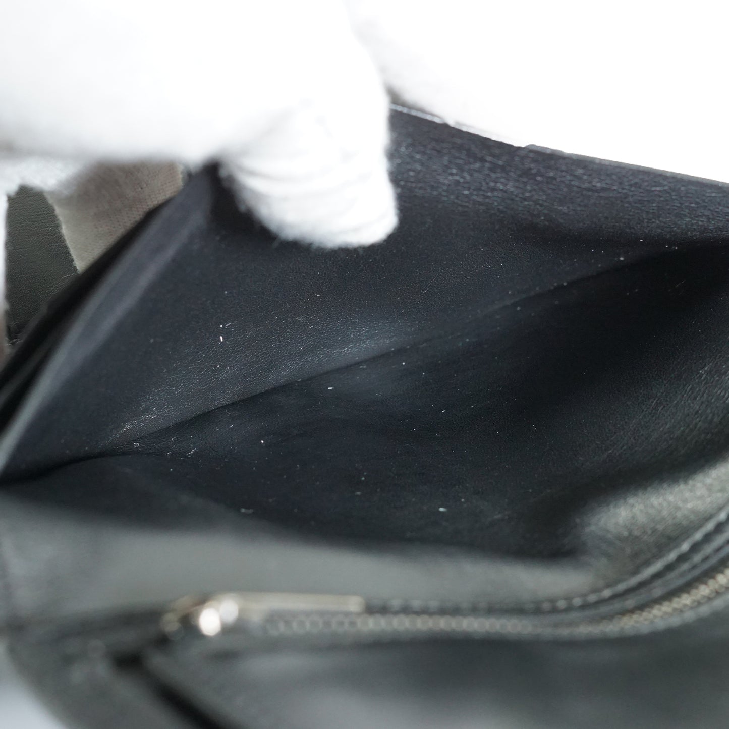 Bearn Calfskin Trifold Long Wallet