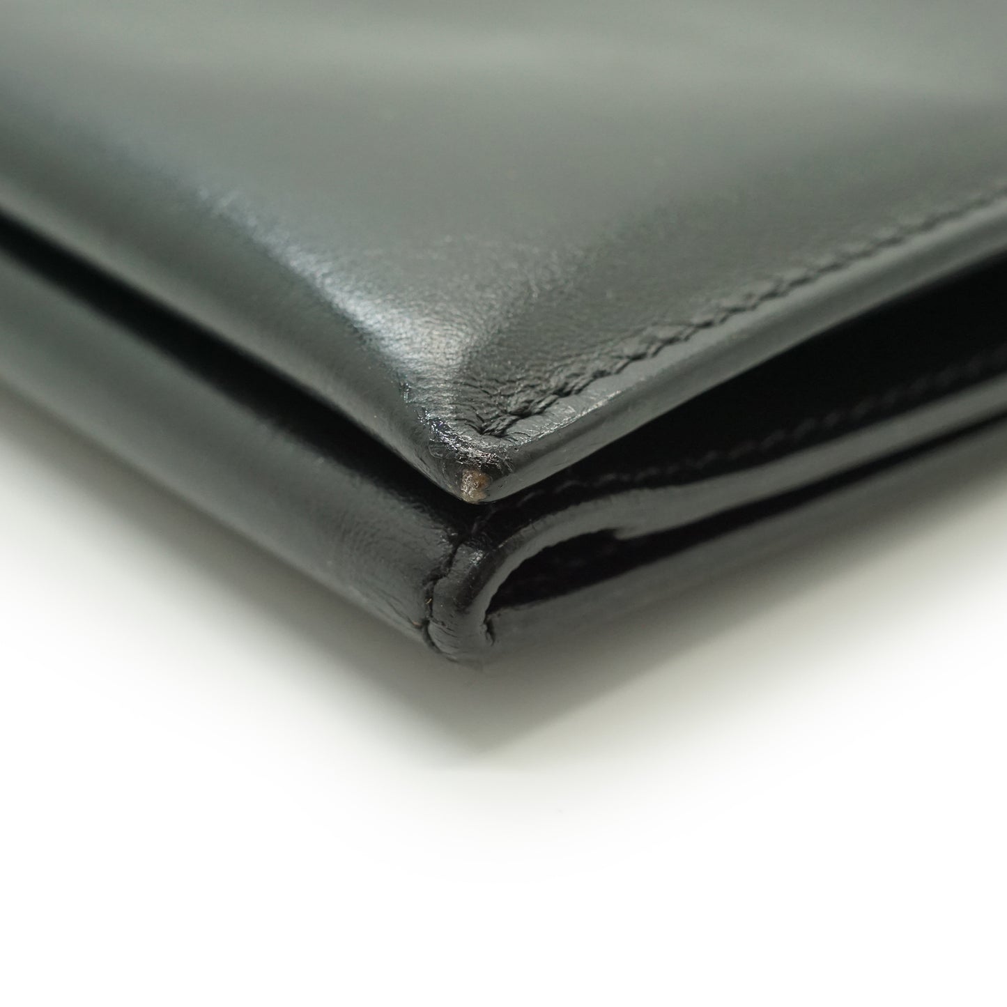 Bearn Calfskin Trifold Long Wallet