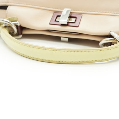 Peekaboo Mini Nappa Colorblock Plaster Banana