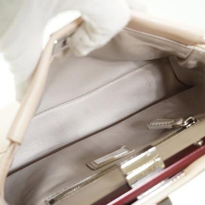 Peekaboo Mini Nappa Colorblock Plaster Banana