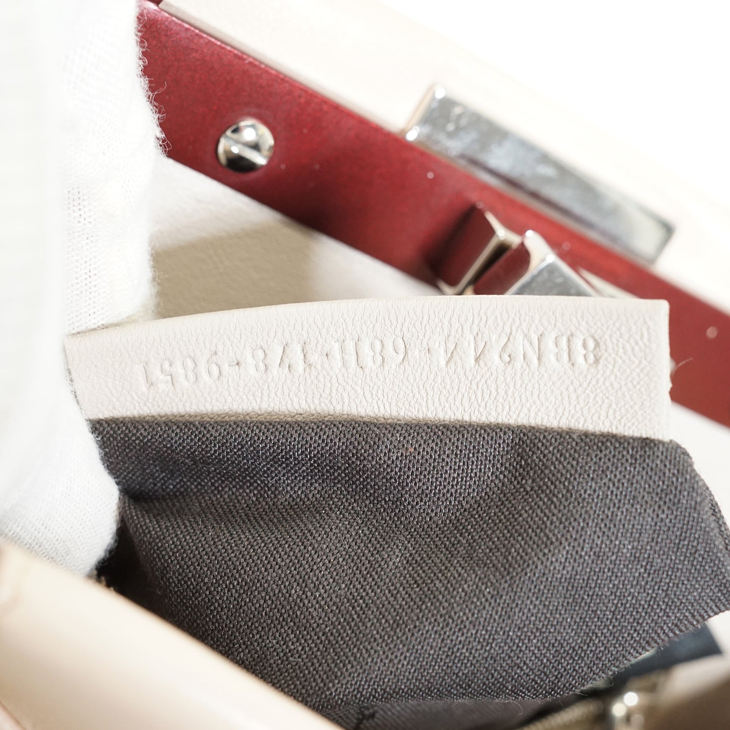 Peekaboo Mini Nappa Colorblock Plaster Banana