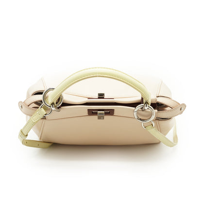 Peekaboo Mini Nappa Colorblock Plaster Banana