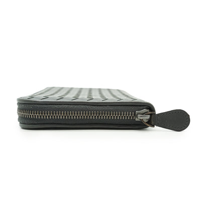 Intrecciato Zip Around Long Wallet