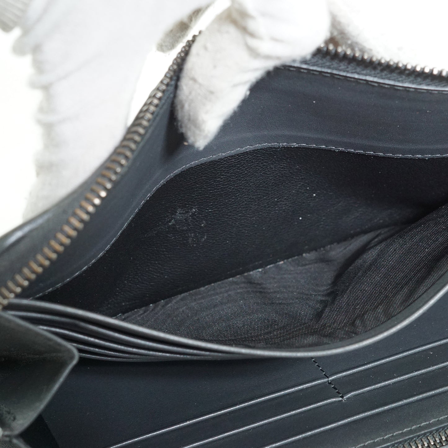 Intrecciato Zip Around Long Wallet