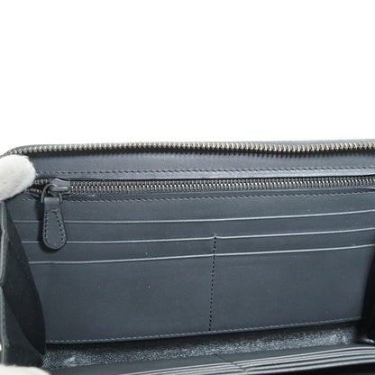 Intrecciato Zip Around Long Wallet