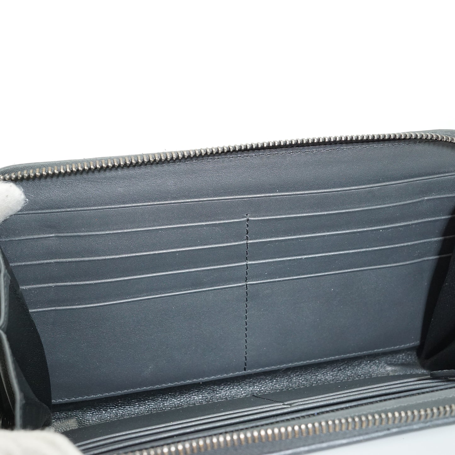 Intrecciato Zip Around Long Wallet