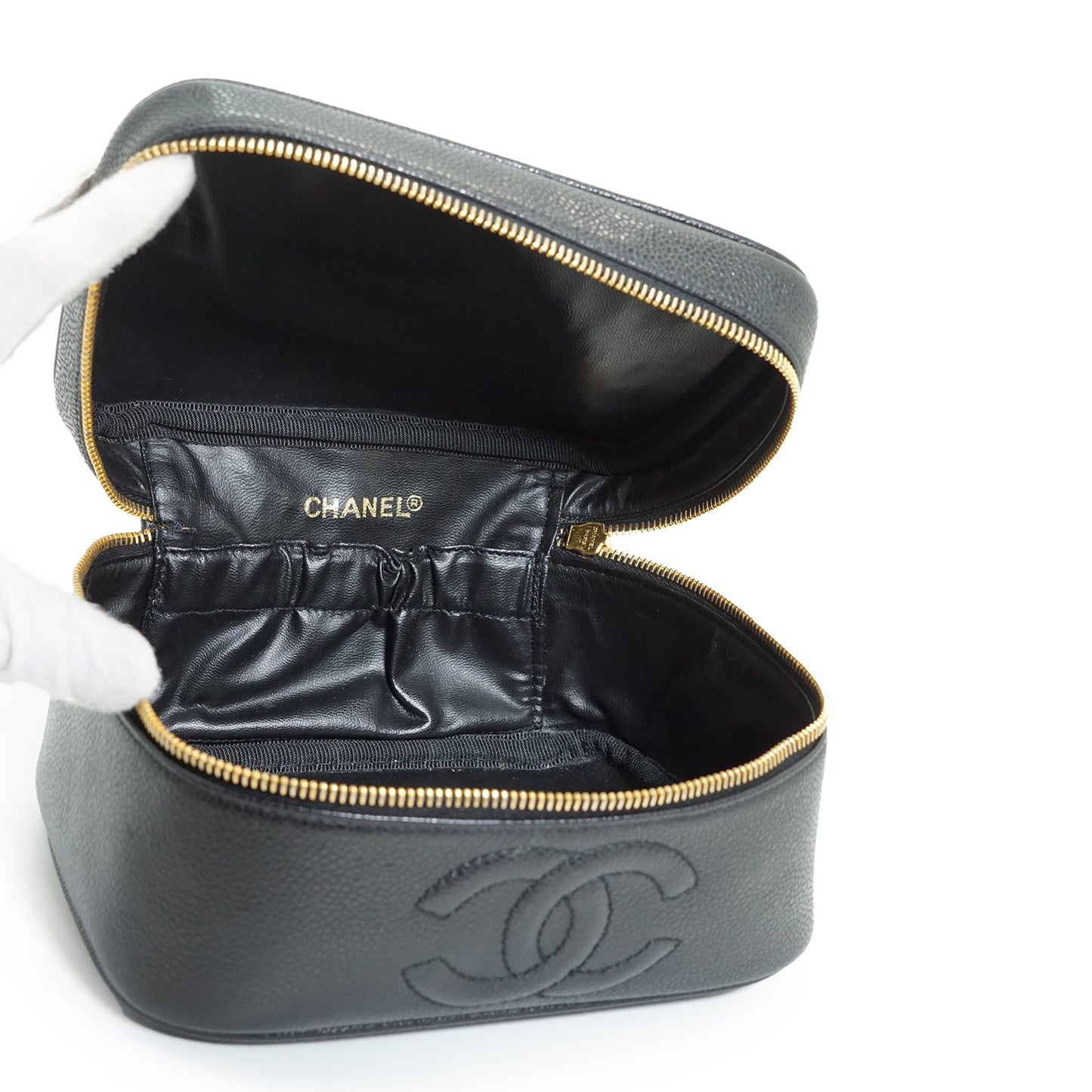 Vintage CC Caviar Small Vanity Bag